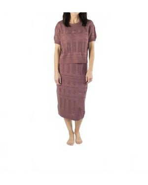 Wishlist Sloan Crochet Set - Red