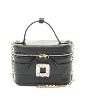 Roger Vivier Leather Shoulder Bag - Black