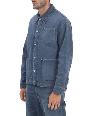 Tommy Hilfiger Button-Fastened Denim Jacket With Classic Vibes - Blue