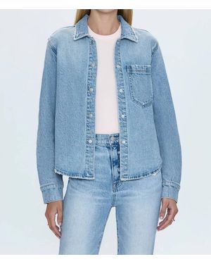 Pistola Jules Fitted Denim Shirt - Blue