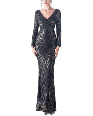 KALINNU Maxi Dress - Blue