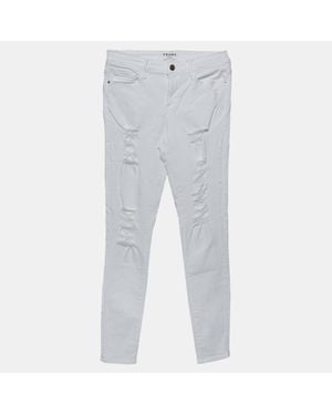 FRAME Denim Le Skinny De Jeanne Jeans - Gray