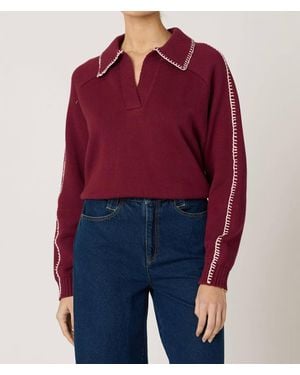 Cleobella Elly Sweater - Red
