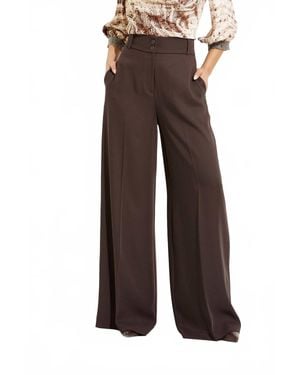Joseph Ribkoff High Waisted Pant - Brown