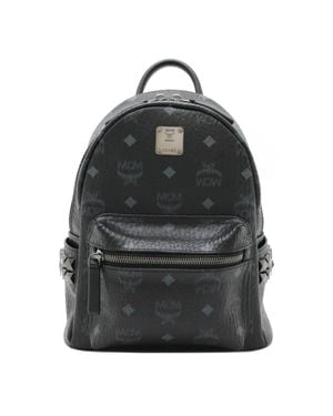 MCM Stark Visetos Backpack - Black