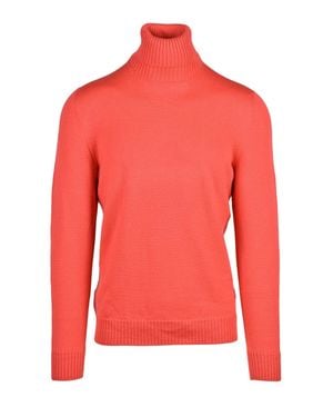Drumohr Extrafine Merino Wool Turtleneck Sweater - Red