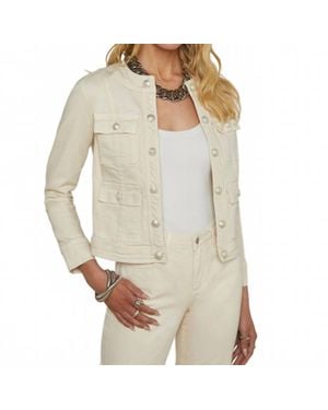 L'Agence Yari Collarless Jacket - Natural