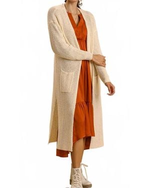 Umgee Warm Embrace Cardigan - Natural