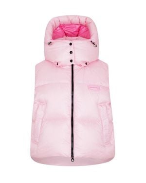 Duvetica Vindemiatrix Puffer Down Vest Jacket - Pink