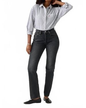 Levi's 501 Curve High Rise Jeans - Gray