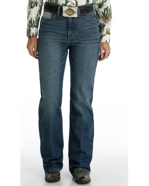 Cruel Girl Sky-High Rise Skylar Boot-Cut Jeans - Blue