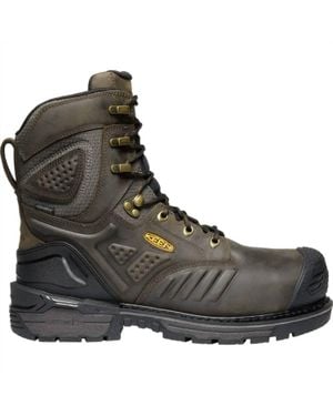 Keen Philadelphia 8' Carbon Fiber Waterproof Work Boots - Brown
