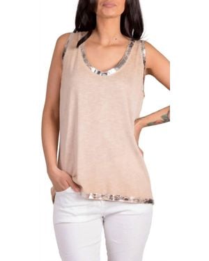 Gigi Moda Lunia Tank - Brown