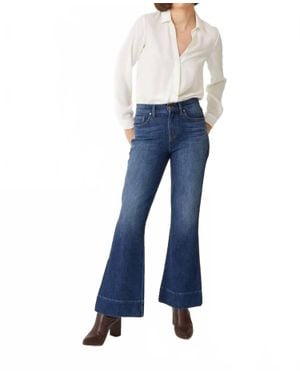 Level 99 Claudia Flare Jean - Blue