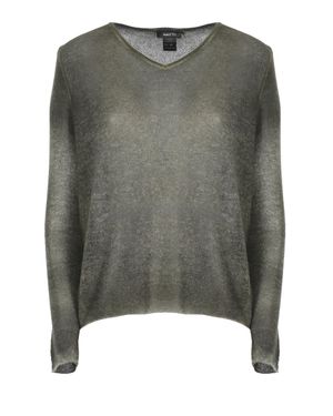 Avant Toi Seamless Edge Cashmere Sweater - Gray