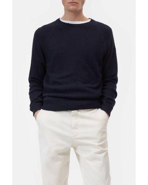 Closed Overlock Raglan Sweater Sweater - Blue