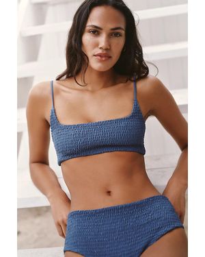 Aila Blue Alice Swim Top - Blue