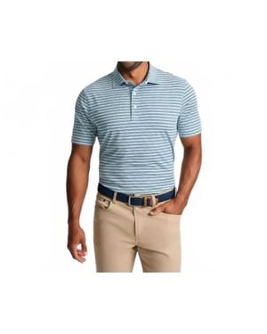 Genteal Fairbrook Short Sleeve Performance Polo - Blue