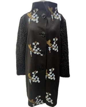 An Ren Asian Embroidery Jacket - Black