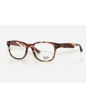Ray-Ban Square Rectilinear Optical Frame Eyeglasses - Black