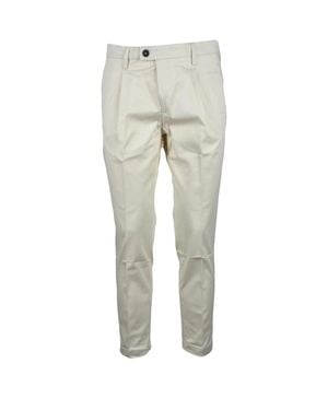 BRO-SHIP Cotton Stretch Pants With Classic Design And Flexible Fit - Gray