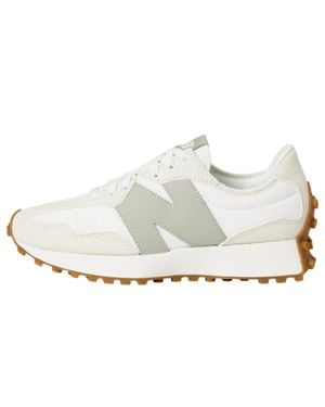 New Balance 327 Linen Sea Salt Olivine Ws327Ftb - White