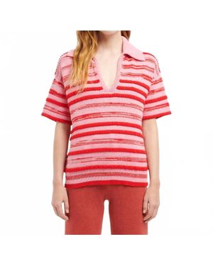 Barrie Polo Top - Red