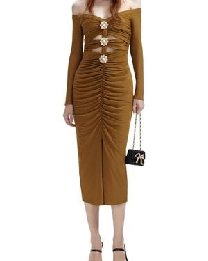 CAMILA BLANCO Midi Dress - Natural
