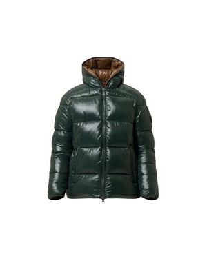Save The Duck Edgard High-Shine Padded Recycled Nylon Down Jacket - Green
