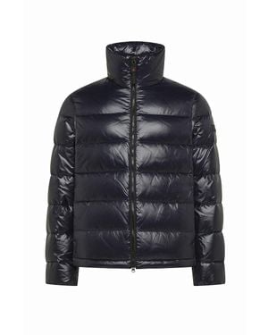 Peuterey Glossy Stand-Collar Down Puffer Jacket - Black