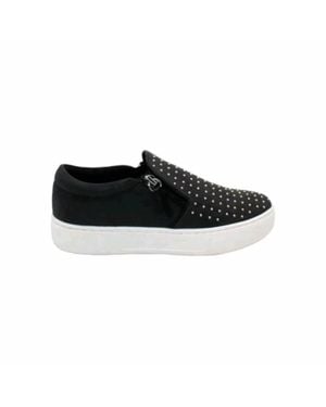 Volatile Studded Slip On Shoes - Black