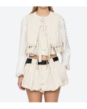 Sea Adele Vest - White