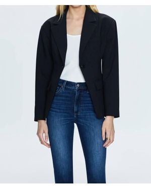 Pistola Stassi Cropped Blazer - Black