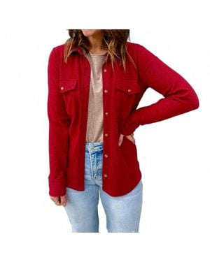 Thread & Supply Cassian Long Sleeve Shirt - Red