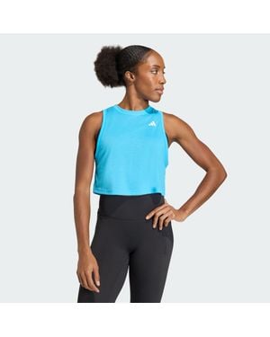 adidas Train Essentials Boxy Workout Tank Top - Blue