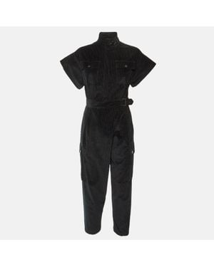 Weekend by Maxmara Corduroy Jumpsuit - Black
