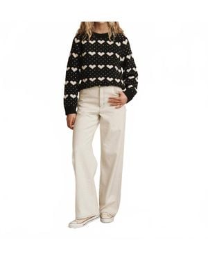 The Great The Heart Crew Sweater - Black