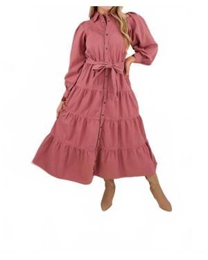 Listicle Range Tiered Dress