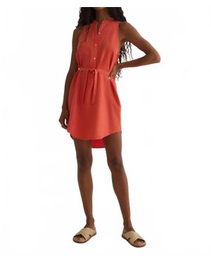 how to alter a lined dress High Low Pleated Dress - Coastal Line Print main image 1