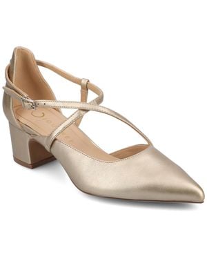 Journee Collection Apos;S Galvinn Medium And Wide Width Pumps - Metallic