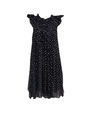 Isabel Marant Ruffle Mini Dress - Black