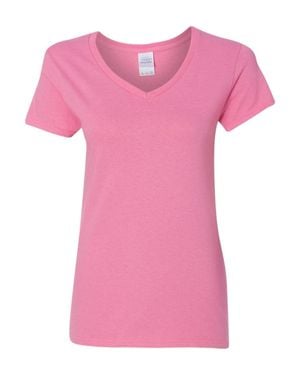 Gildan Heavy Cotton V-Neck T-Shirt - Pink