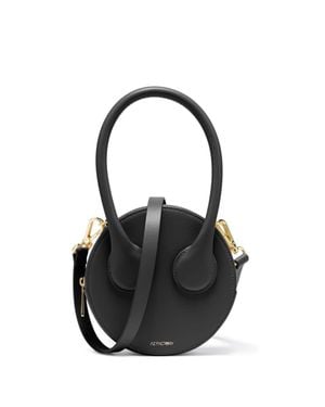 Az Factory By Ester Manas Az Factory X Ester Manas Round Cake Tote Bag - Black
