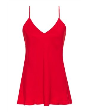 Gold Hawk Chili Silk Camie - Red