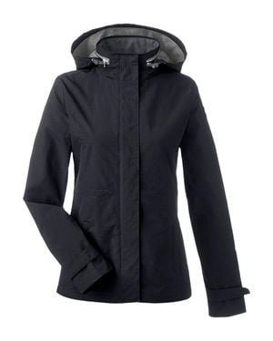 Nautica Voyage Hooded Rain Jacket - Blue