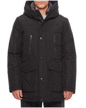 Woolrich Functional Parka With Hood - Black