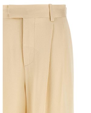 ARMARIUM Viscose Casual Pants - Natural