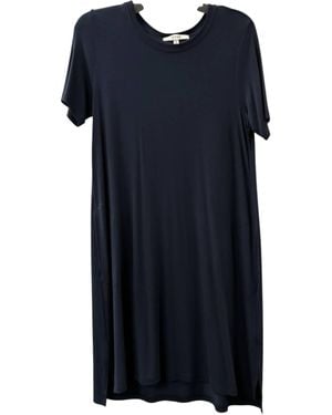 Sympli Bamboo T-Shirt Dress - Blue