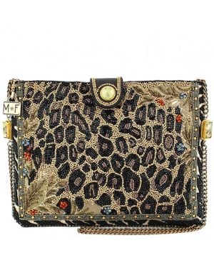 Mary Frances Untamed Beaded Crossbody Handbag - Metallic