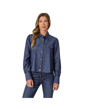 Kimes Ranch Annie Snap Shirt - Blue